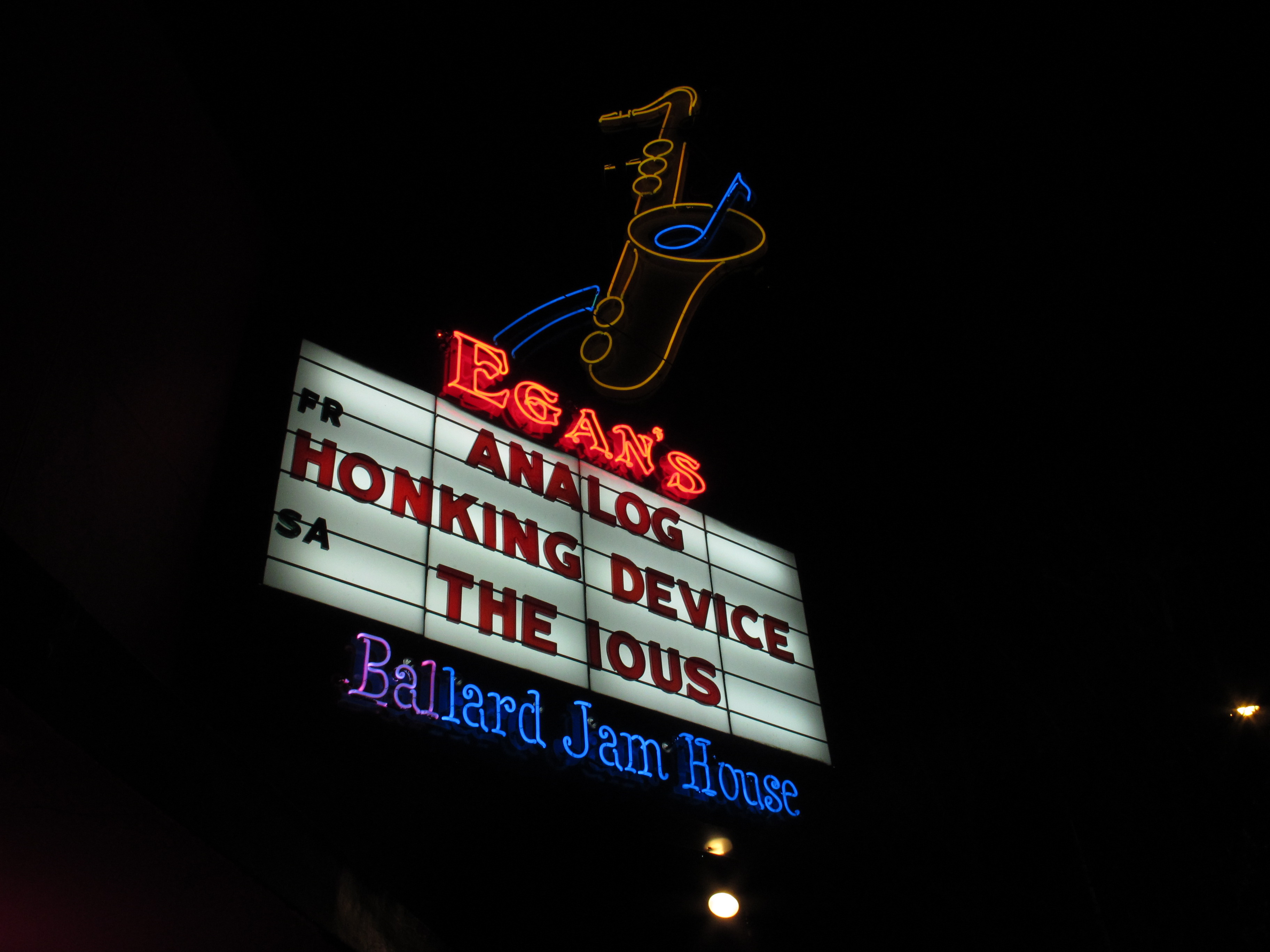 Analog Honking Device at Egan's in Ballard, Seattle WA