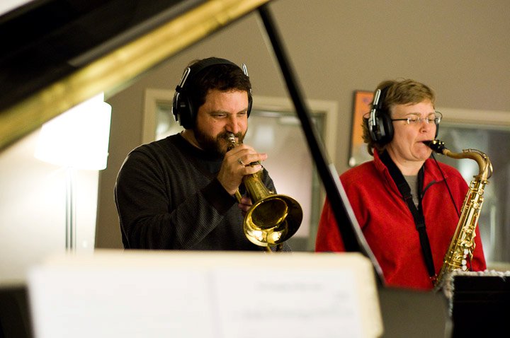 Recording the Nick Drake CD with the Jason Parker Quartet